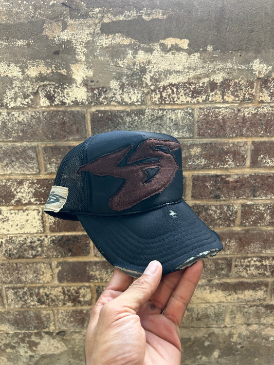 Rust Distressed Trucker